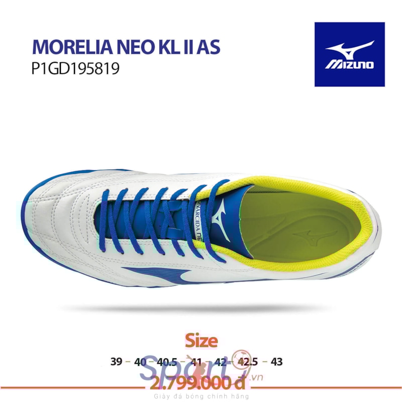 Hình ảnh của Mizuno MORELIA NEO KL II AS