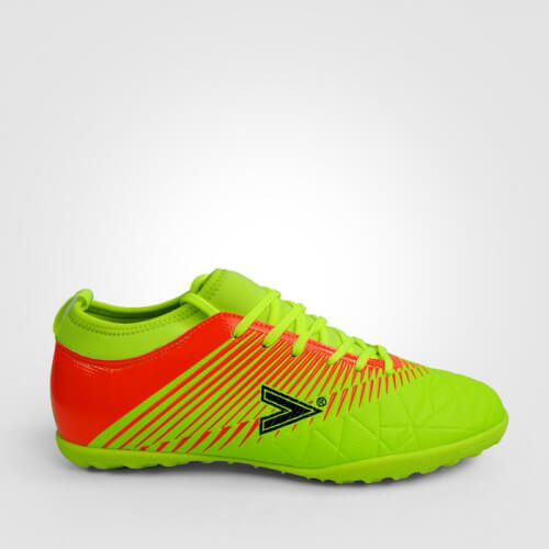 Hiện chi thiết của Giầy bóng đá Mitre MT màu xanh neon