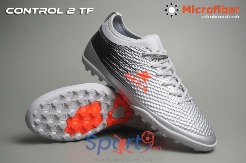 AKKA control 2 Microfiber màu bạc đen