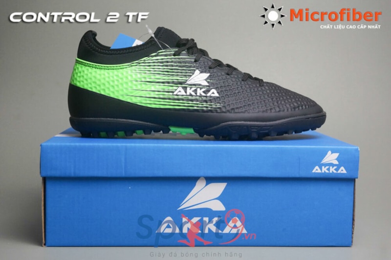 AKKA control 2 Microfiber đen xanh lá