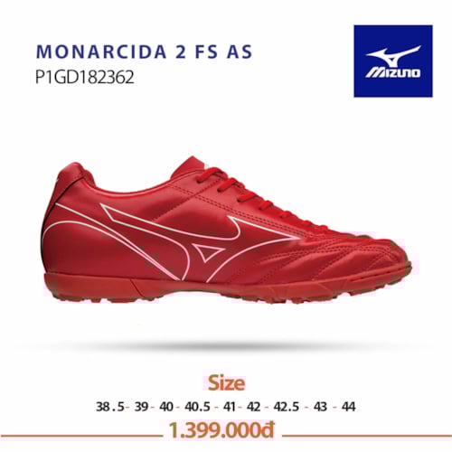 Mizuno Monarcida 2 Fs As đỏ trắng