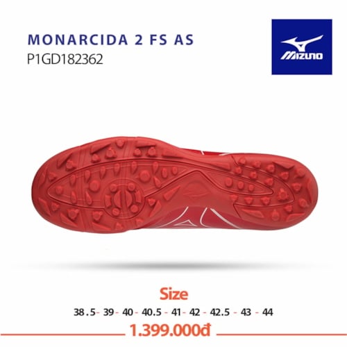 Mizuno Monarcida 2 Fs As đỏ trắng