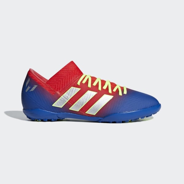 Hiện chi thiết của adidas Kid Nemeziz Messi Tango 18.3 Turf Boots Đỏ Xanh