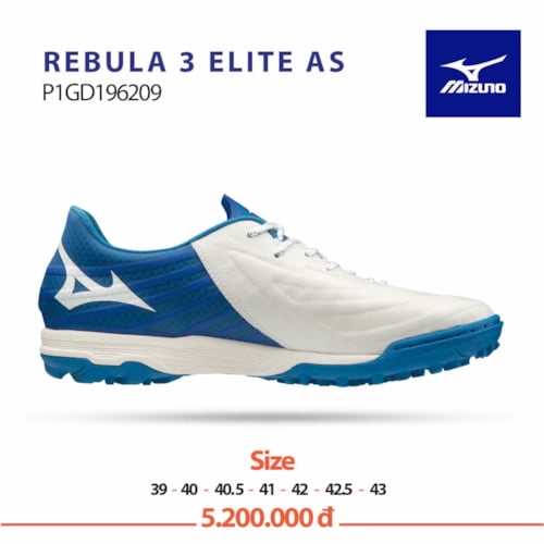 Mizuno Rebula 3 Elite AS trắng xanh