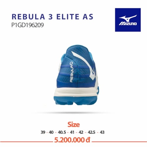 Mizuno Rebula 3 Elite AS trắng xanh