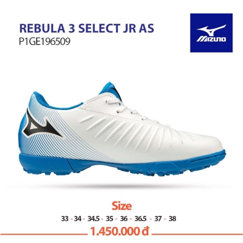 Hình ảnh của Mizuno Rebula 3 Select JR AS màu trắng xanh