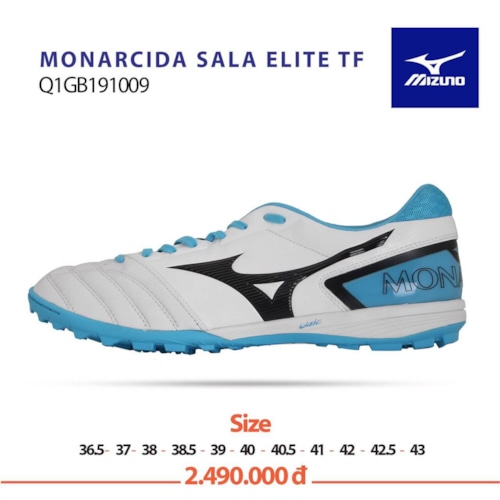 Mizuno MONARCIDA SALA ELITE Trắng Xanh