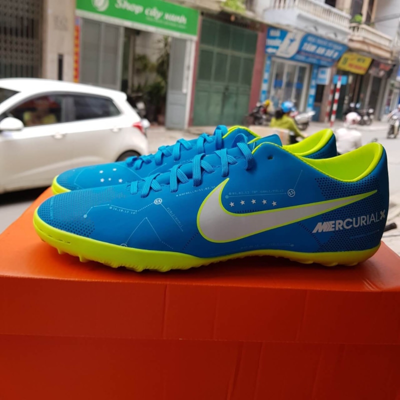 Nike MercurialX Victory Neymar TF Xanh	