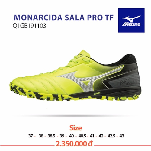 Mizuno Monarcida Sala Pro TF Vàng đen