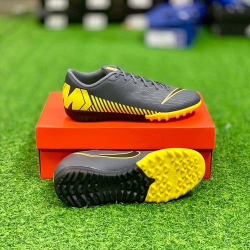 Nike Mercurial Vapor XII Academy TF – Dark Grey/ Black/ Yellow AH7384-070