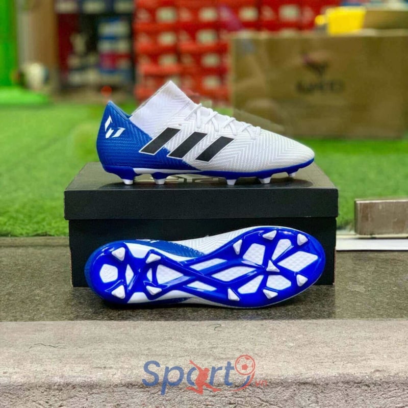 adidas Nemeziz Messi 18.3 FG WHITE / CORE BLACK / BLUE