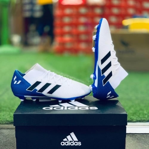 adidas Nemeziz Messi 18.3 FG WHITE / CORE BLACK / BLUE