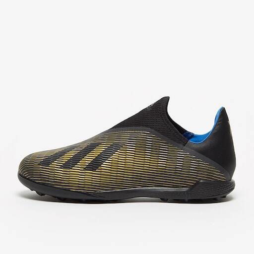 adidas X 19.3 Laceless TF - Core Black/Gold