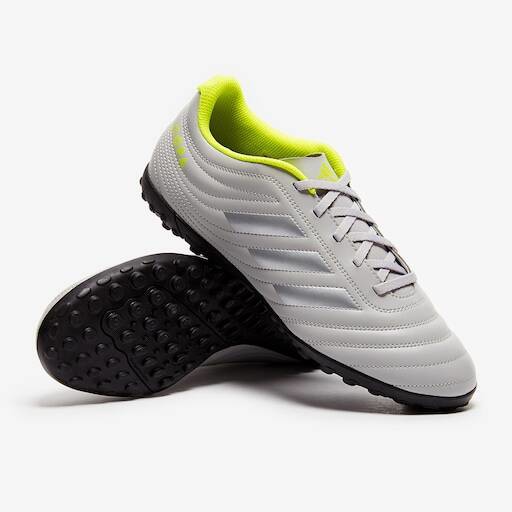 adidas Copa 20.4 TF - Grey/Matte Silver/Solar Yellow