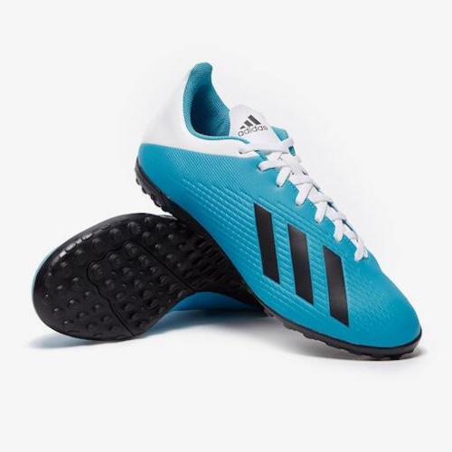 adidas X 19.4 TF - Bright Cyan/Core Black/Pink