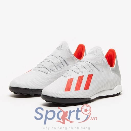 adidas X 19.3 TF - Silver Metallic/Hi-Res Red/White