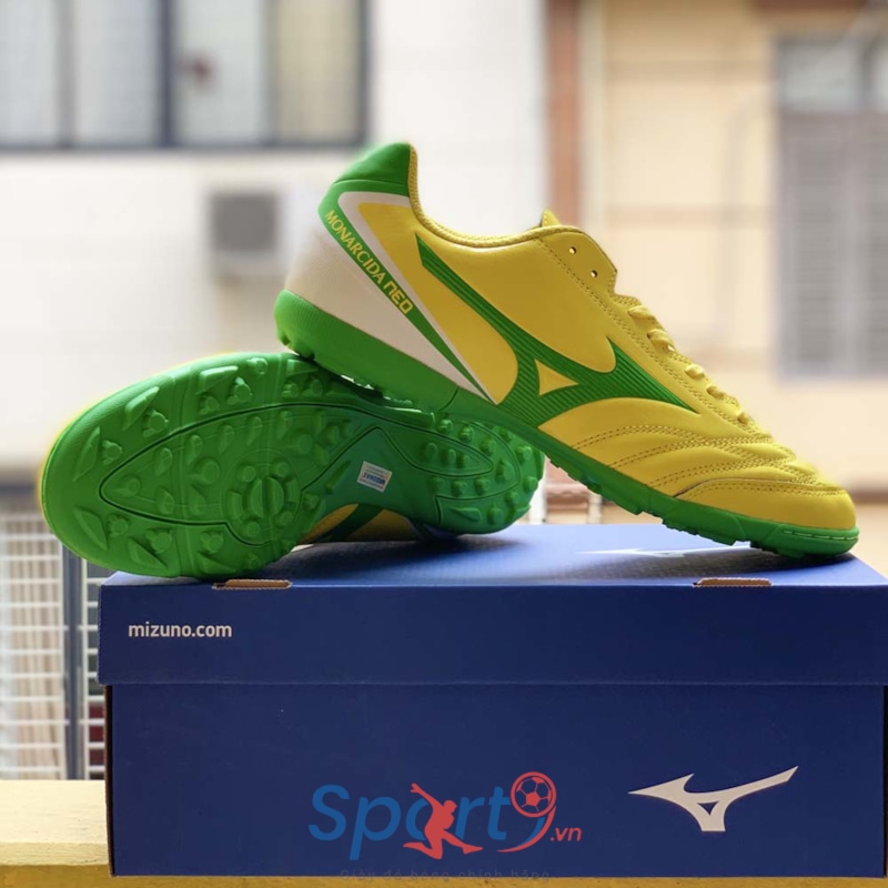 Mizuno Monarcida Neo Sala Select TF Vàng Xanh