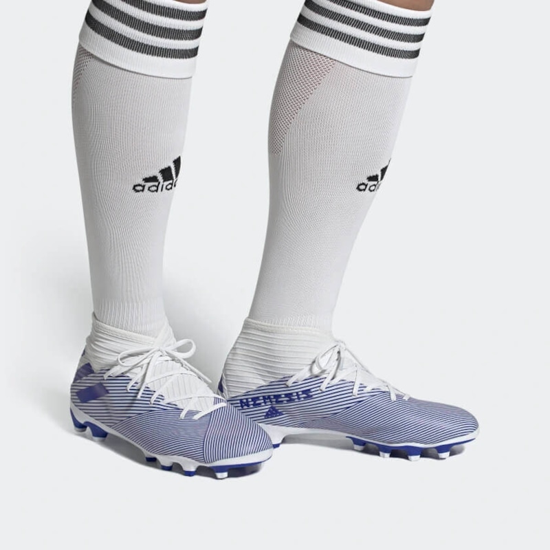 adidas Nemeziz 19.3 MG EG7215 - Màu Trắng/Xanh Dương