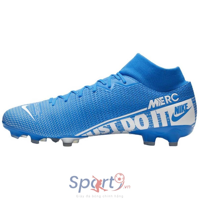 Nike Mercurial Superfly VII Academy FG/MG - AT7946-414 - Blue Hero/White/Obsidian