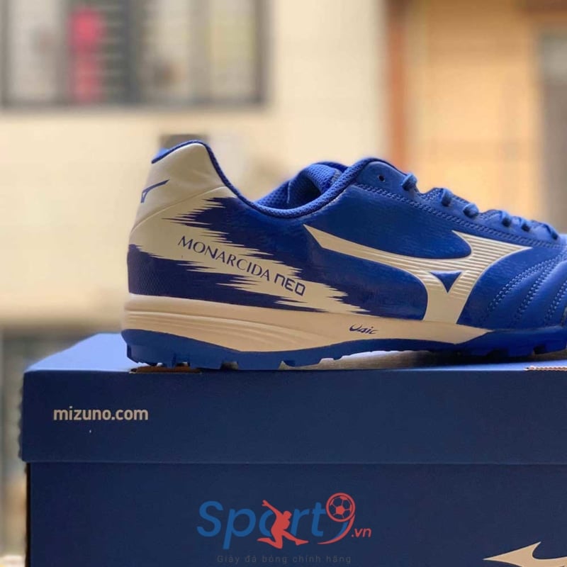 Mizuno Monarcida Neo Sala Pro TF Xanh Trắng