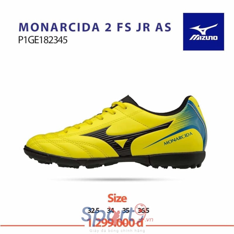 Mizuno Monarcida 2 Fs Jr As Vàng Đen