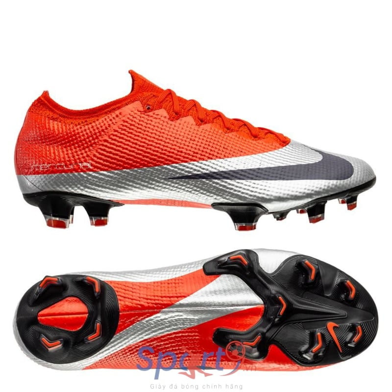 Nike Mercurial Vapor 13 Elite FG Future DNA - Max Orange/Metallic Silver/Black LIMITED EDITION