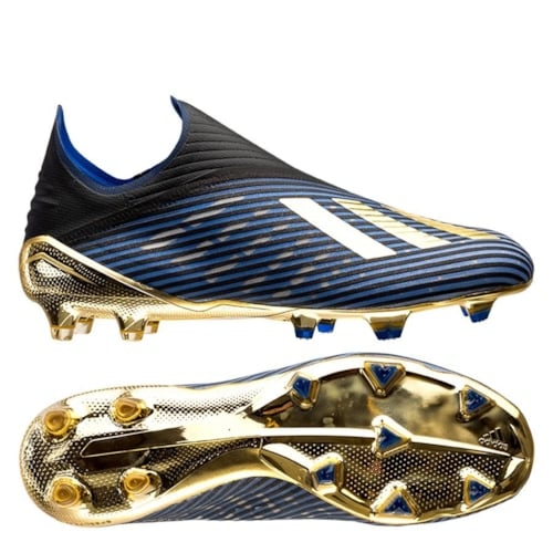 adidas X 19+ FG/AG Input Code - Core Black/Gold Metallic Football Blue