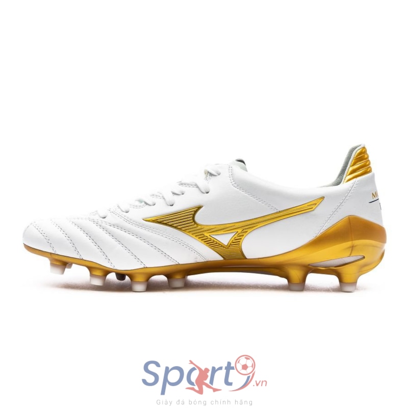 Mizuno Morelia Neo II Made in Japan FG Victory Gold - White/Gold