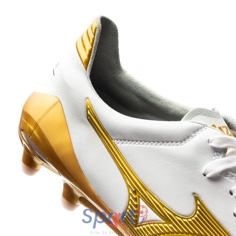 Mizuno Morelia Neo II Made in Japan FG Victory Gold - White/Gold