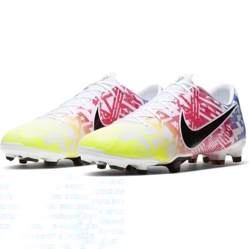 Nike Mercurial Vapor 13 Academy MG NJR Jogo Prismatico - White/Black/Racer Blue/Volt