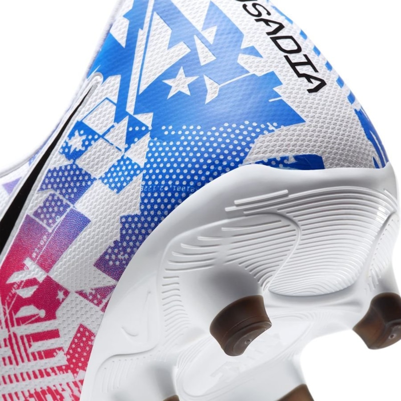 Nike Mercurial Vapor 13 Academy MG NJR Jogo Prismatico - White/Black/Racer Blue/Volt