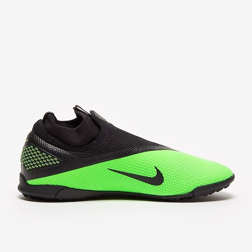 Nike Phantom VSN React II Pro DF TF CD4174-036 Black/Platinum/Green Strike