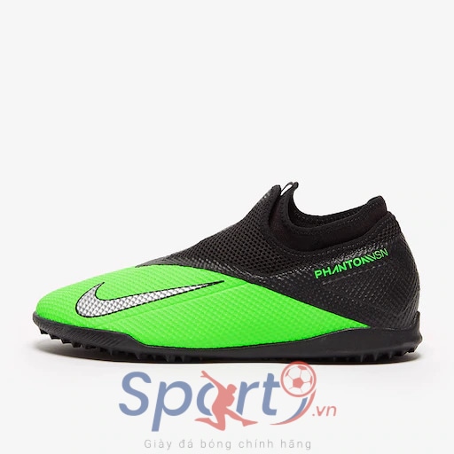 Nike Phantom Vsn 2 Academy DF TF CD4172 - 306 Black/Platinum/Green Strike