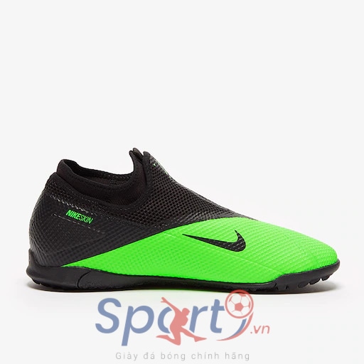 Nike Phantom Vsn 2 Academy DF TF CD4172 - 306 Black/Platinum/Green Strike