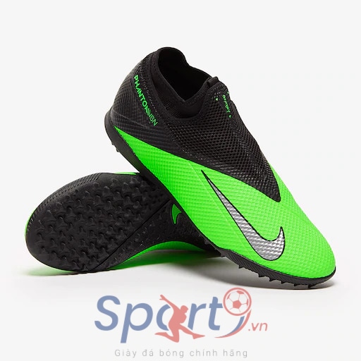Nike Phantom Vsn 2 Academy DF TF CD4172 - 306 Black/Platinum/Green Strike