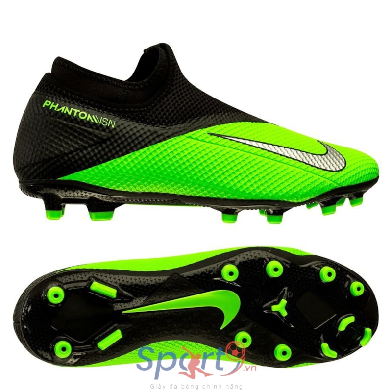 Nike Phantom Vision 2 Academy DF MG LAB2 - Green Strike/Metallic Platinum/Black