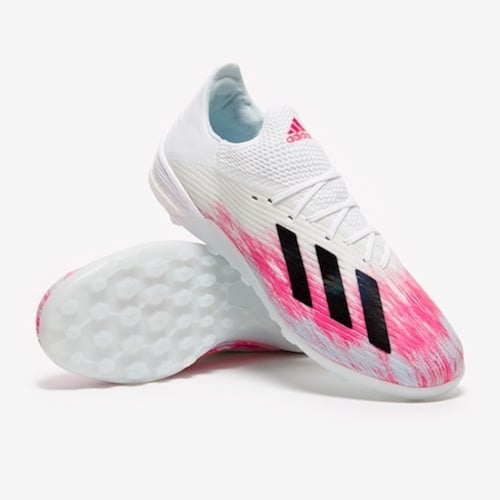 Adidas X 19.1 TF EG7135 CLOUD WHITE / CORE BLACK / SHOCK PINK