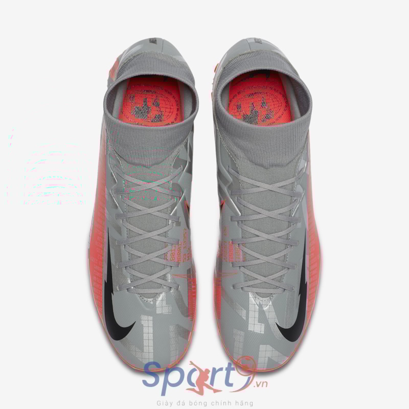 Nike Mercurial Superfly 7 Academy TF Neighbourhood pack - AT7978-906 - Màu Xám/Đỏ