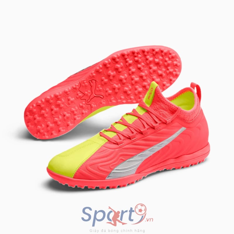 Puma One 20.3 TT 105964_01 - Peach-Fizzy Yellow-Silver