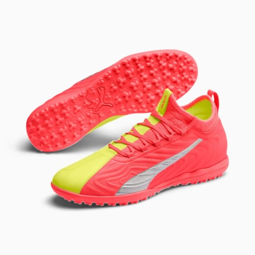 Puma One 20.3 TT 105964_01 - Peach-Fizzy Yellow-Silver