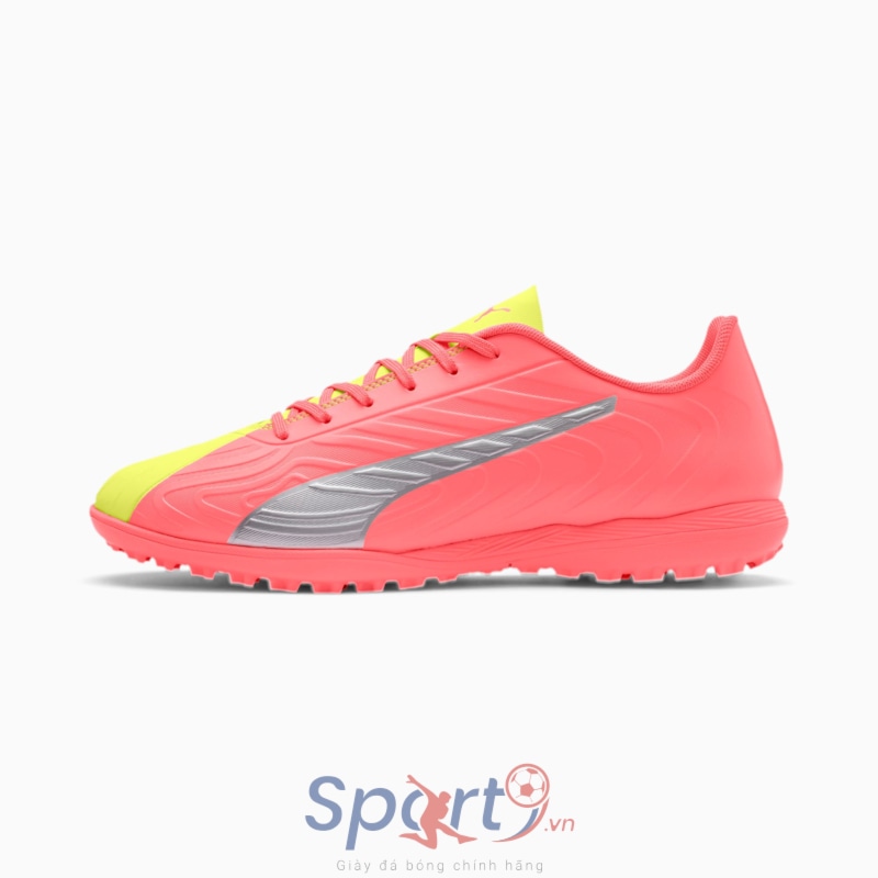 Puma One 20.4 TT 105968_01 - Peach-Fizzy Yellow-Silver