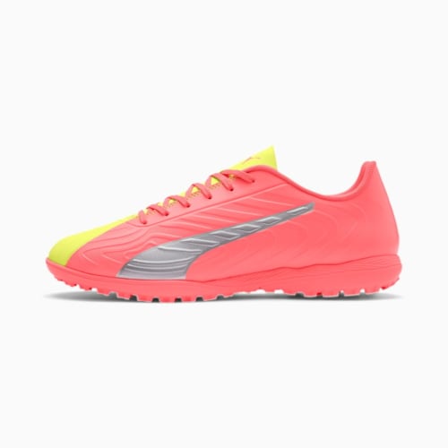 Puma One 20.4 TT 105968_01 - Peach-Fizzy Yellow-Silver