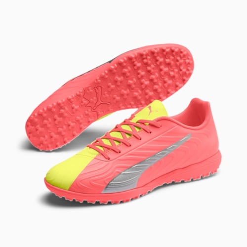 Puma One 20.4 TT 105968_01 - Peach-Fizzy Yellow-Silver