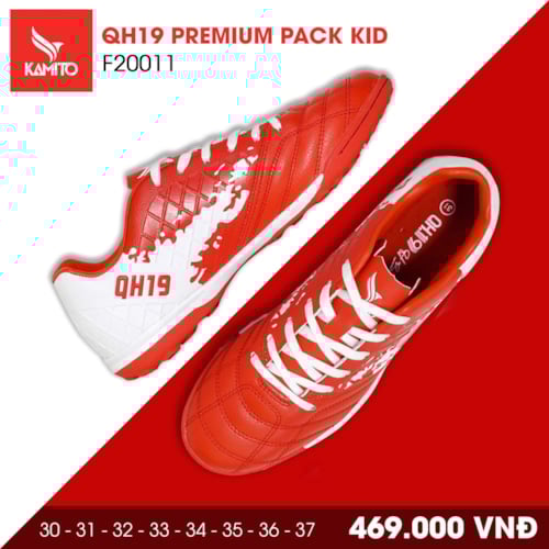 Kamito QH19 Premium Pack Kid - Trắng Đỏ