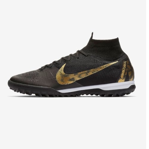 Nike Superflyx 6 Elite TF Black Lux - AH7374-077 - Black / Metallic Vivid Gold