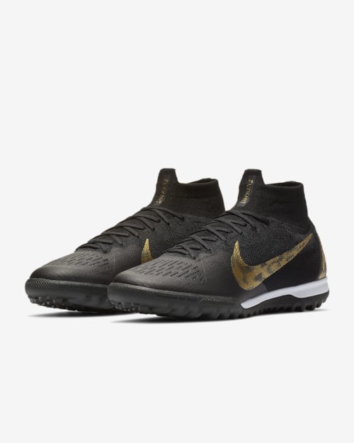 Nike Superflyx 6 Elite TF Black Lux - AH7374-077 - Black / Metallic Vivid Gold