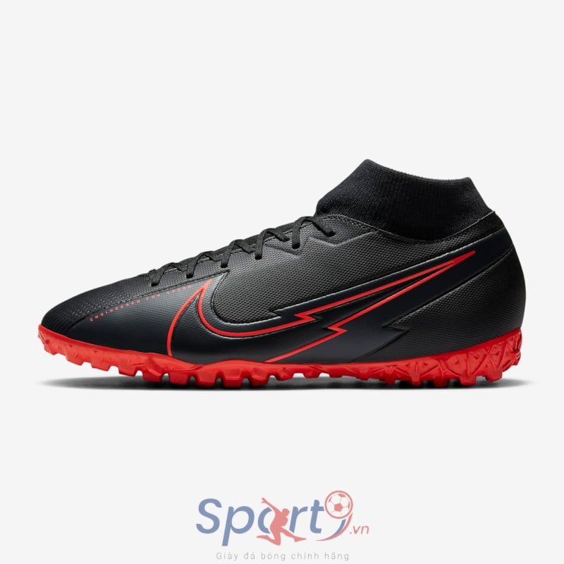 Nike Mercurial Superfly 7 Academy TF AT7978-060 Màu Đen/Xám