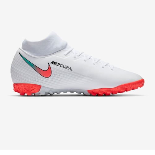 Nike Mercurial Superfly VII Academy TF AT7978-163 White/Photon Dust/Hyper Jade/Flash Crimson