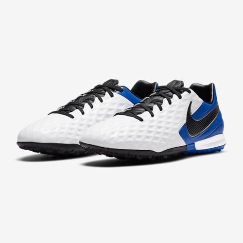 Nike Tiempo Legend 8 Pro TF AT6136-104 White/Hyper Royal/Metallic Silver/Black