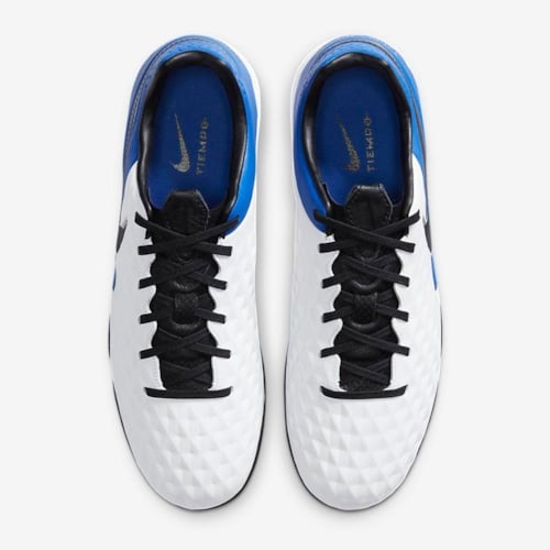 Nike Tiempo Legend 8 Pro TF AT6136-104 White/Hyper Royal/Metallic Silver/Black